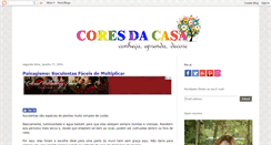 Desktop Screenshot of coresdacasa.com.br